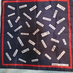 Presidential signature scarf/Italy